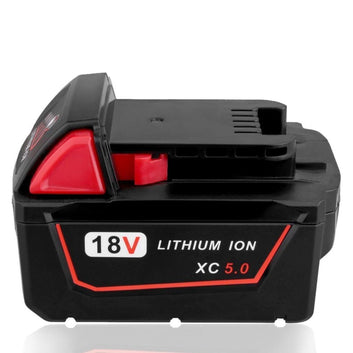 FOR MILWAUKEE M18 Battery 18V 5000mAh Li-ion Black &Red 4 Pack